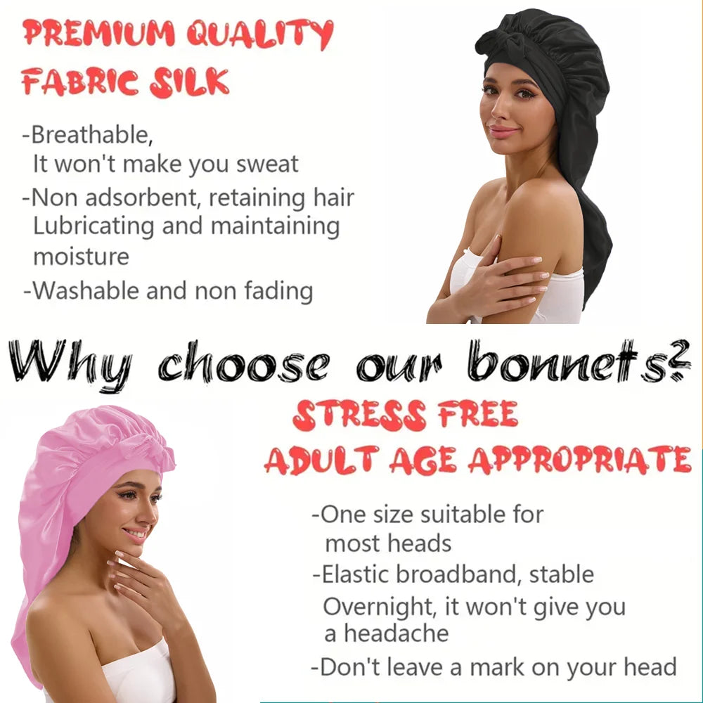 Satin Night Caps for Your Hair